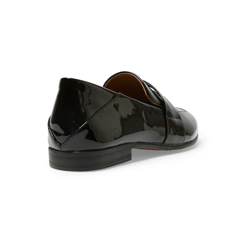 Lazaro Loafer in Black Patent