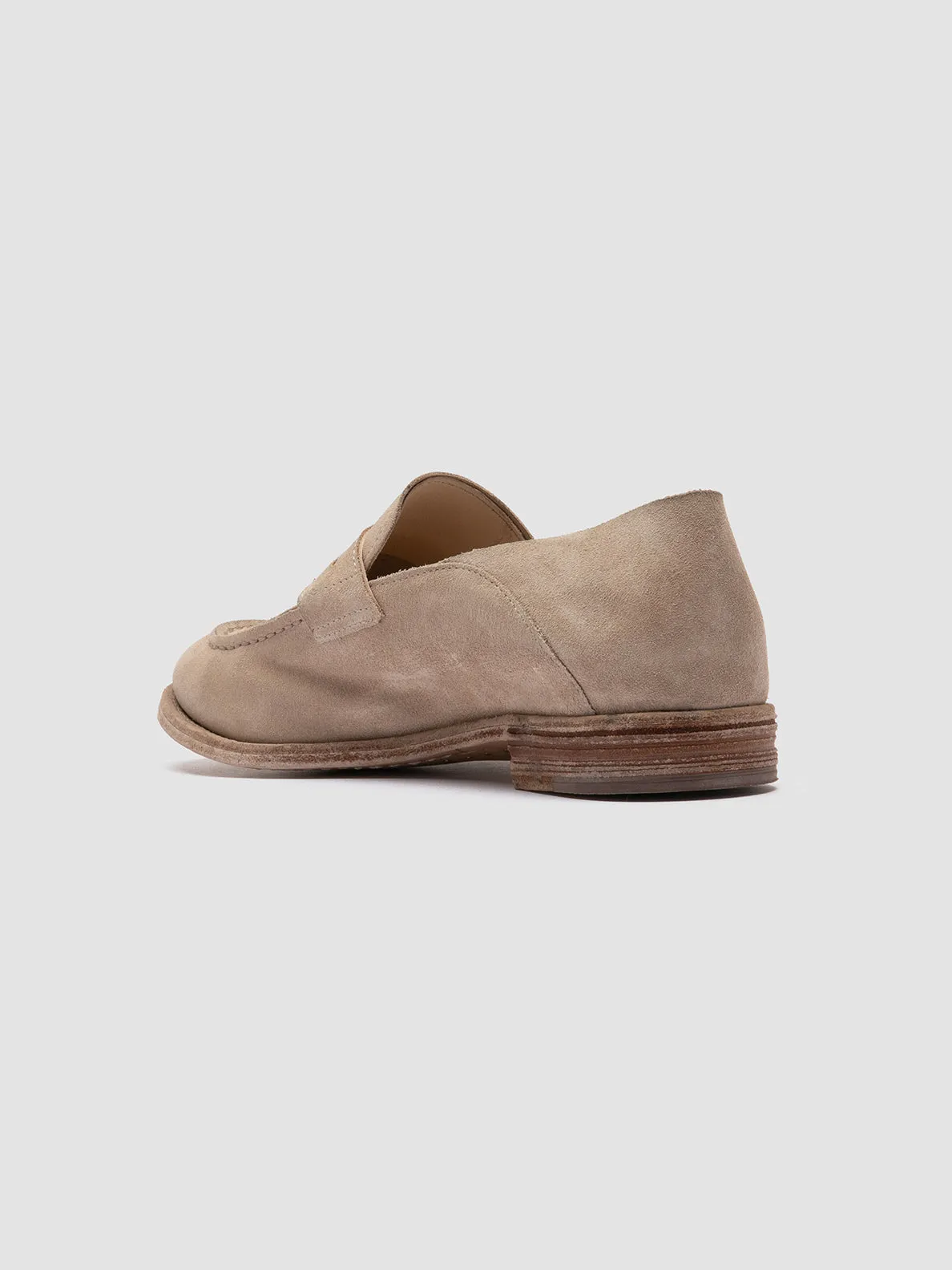 LEXIKON 516 - Ivory Suede Loafers