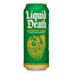 Liquid Death Severed Lime Sparkling Water