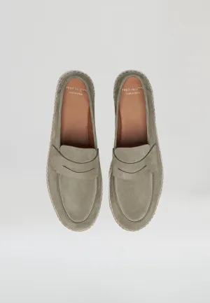 Loafers - Sage Suede