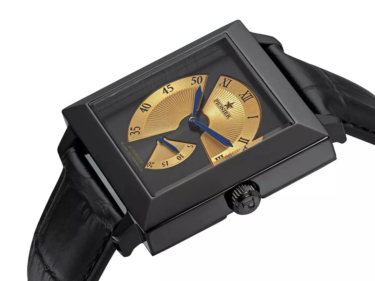 Louvre Pionier GM-517-6 | Black | Made in Germany Watch