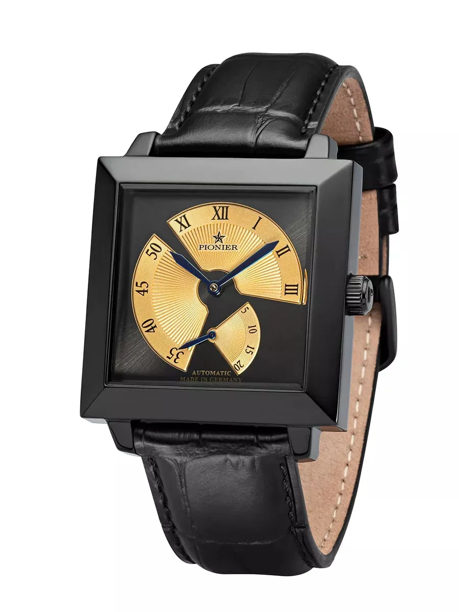 Louvre Pionier GM-517-6 | Black | Made in Germany Watch