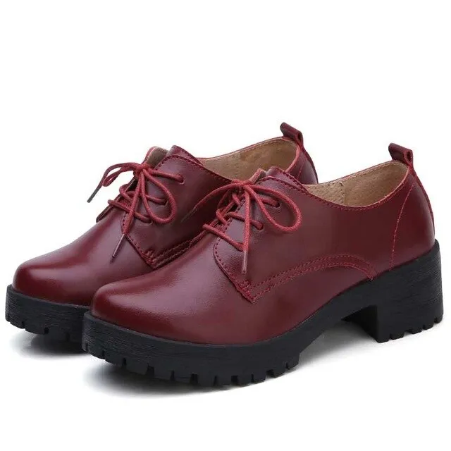 Manrique Women's Platform Lace-up Shoes