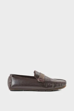 Men Casual Driving Mocs M26085-Coffee