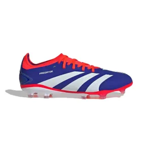 Men Predator Pro FG Soccer Cleats - Cloud White/Solar Red/Lucid Blue - Regular (D)