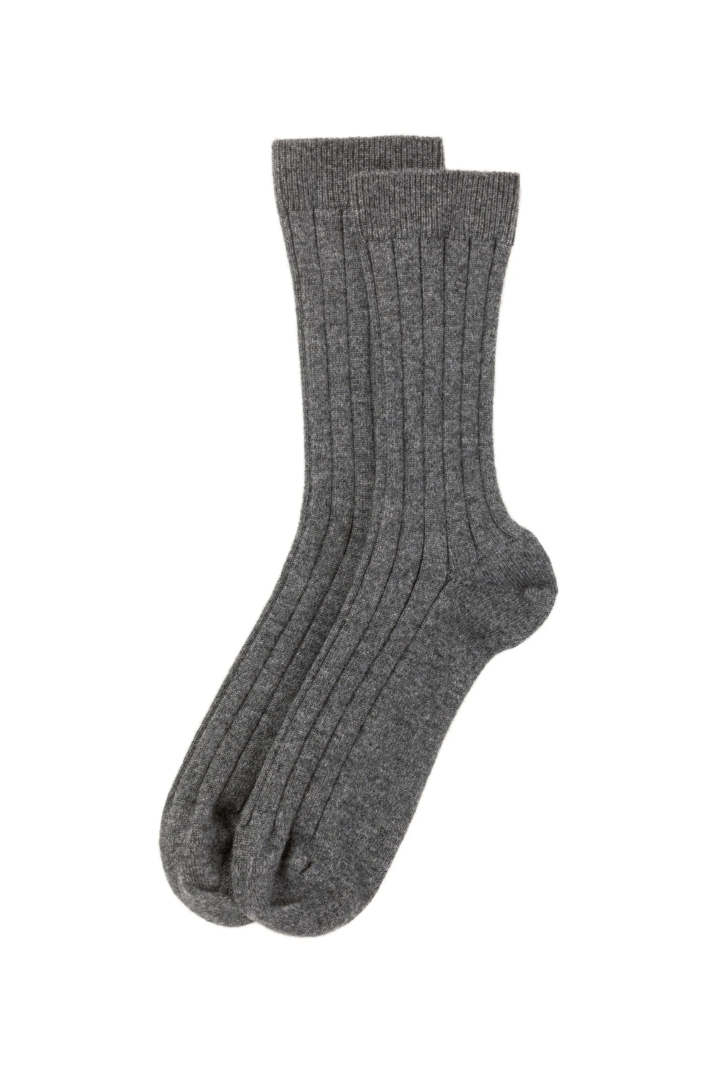 Men's Cashmere Ribbed Socks