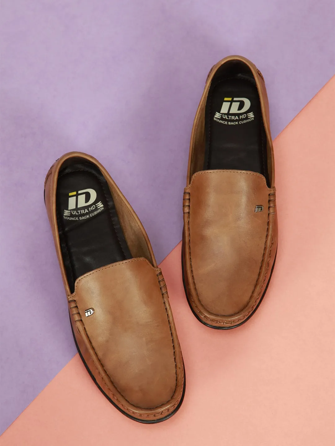 Men's Tan Comfort Fit Loafer (ID1082)