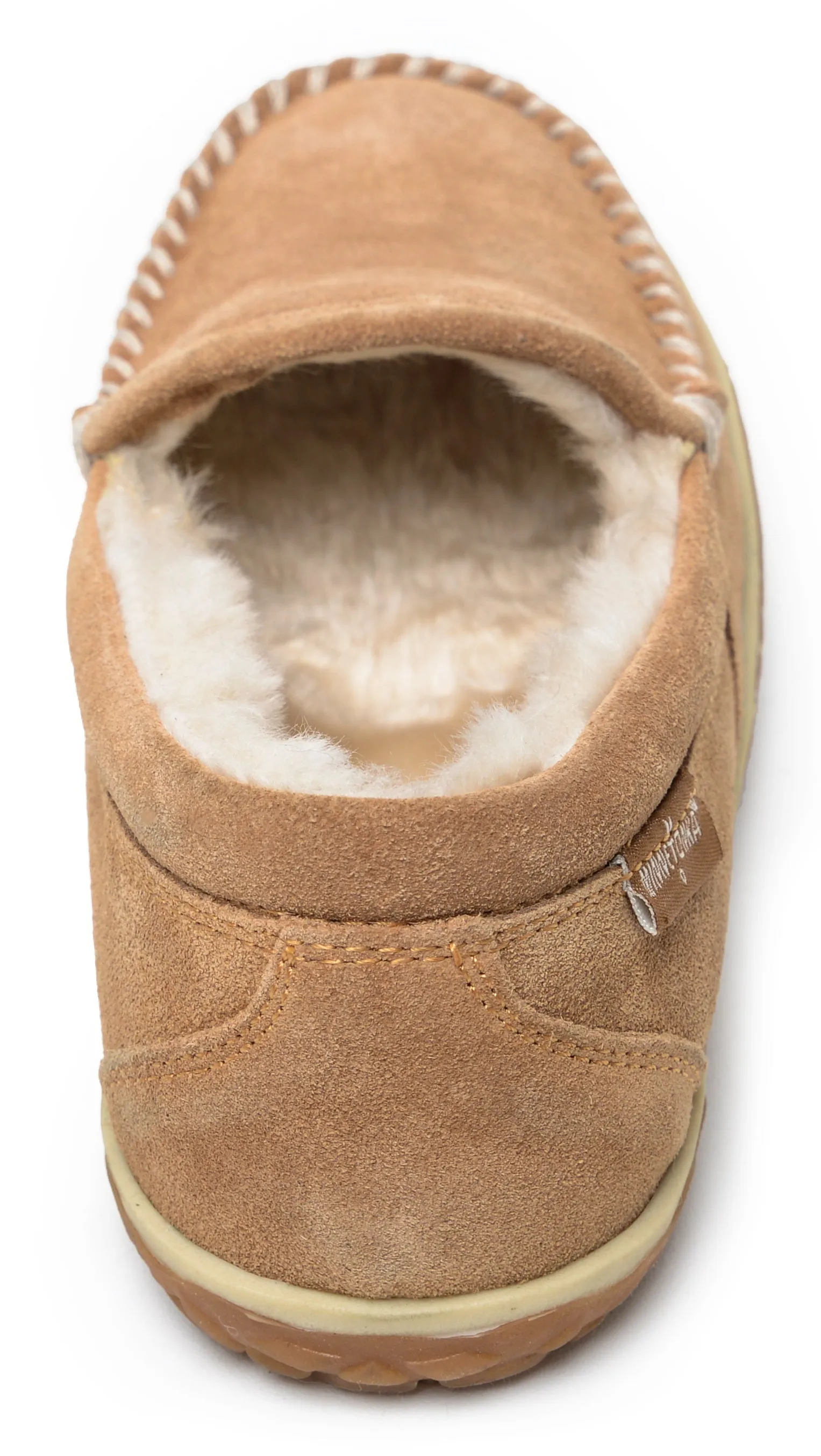 'Minnetonka' Women's Tempe Pile Lined Moc Slipper - Cinnamon