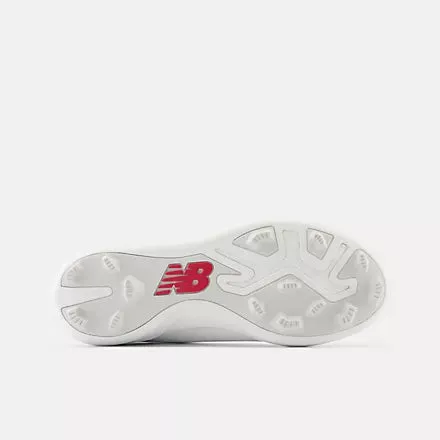 New Balance 4040v7 Youth Molded Cleat - White