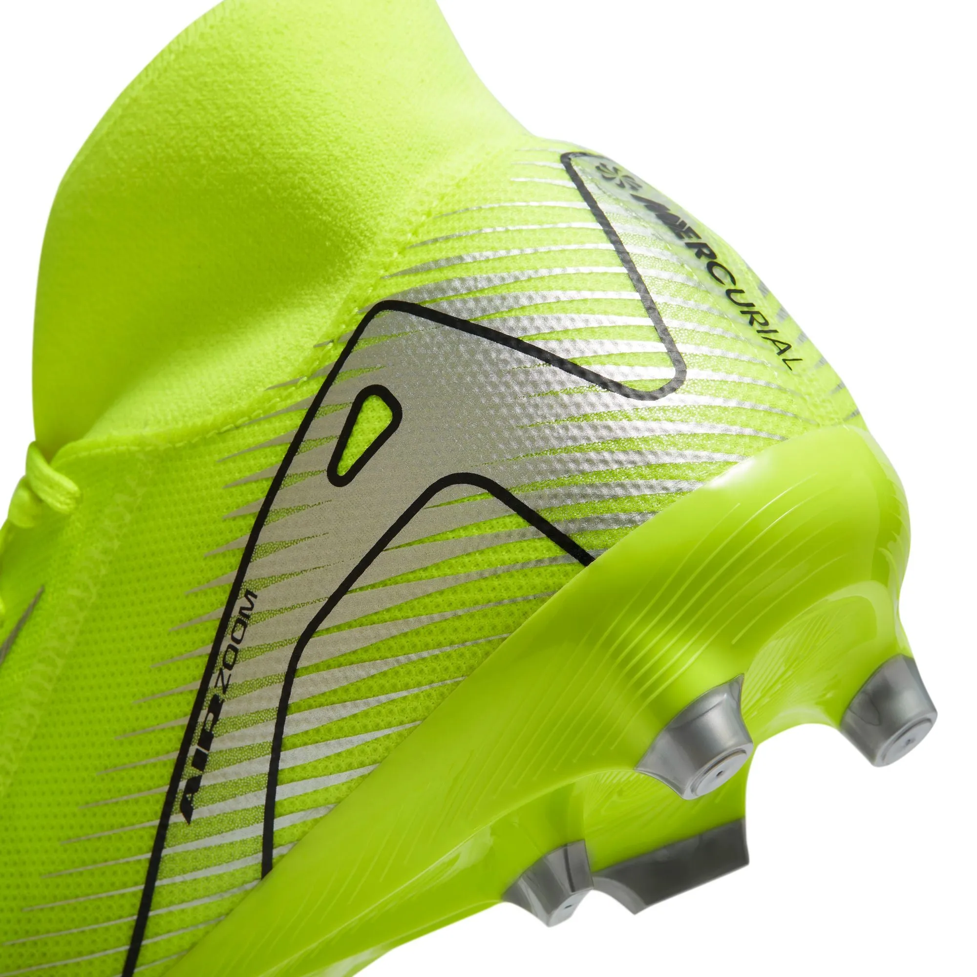 Nike Air Zoom Mercurial Superfly 10 Academy FG/MG Soccer Cleat - Volt/Black