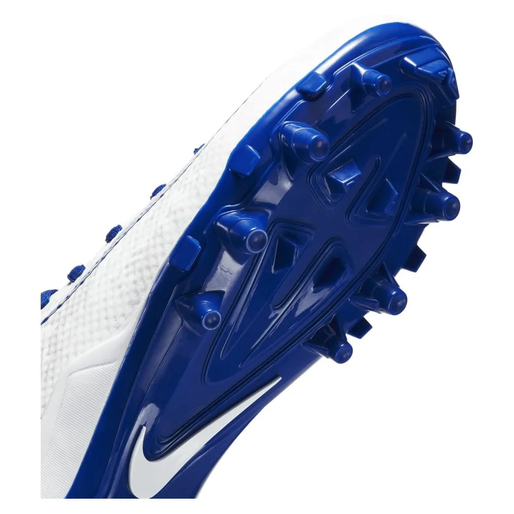 Nike Alpha Huarache 7 GS Youth White/Royal Blue Lacrosse Cleats