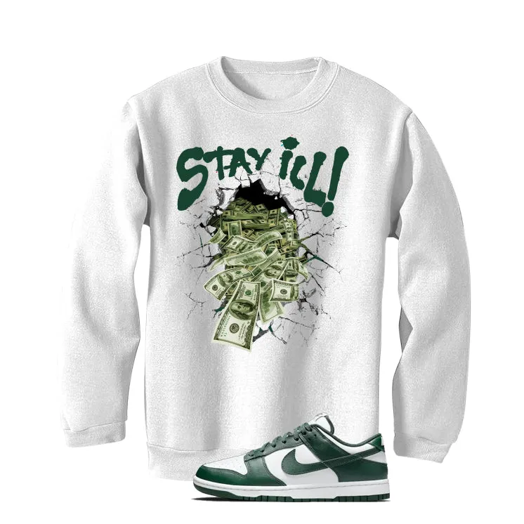 Nike Dunk Low Michigan State White T-Shirt (Stay ill)