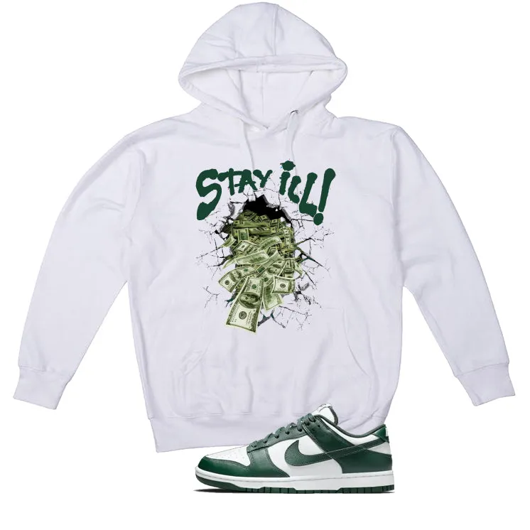 Nike Dunk Low Michigan State White T-Shirt (Stay ill)