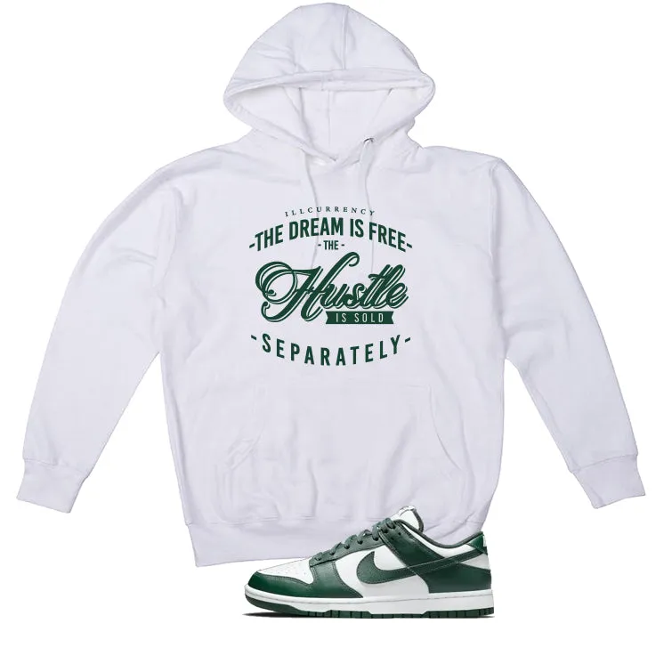 Nike Dunk Low Michigan State White T-Shirt (The dream is free)