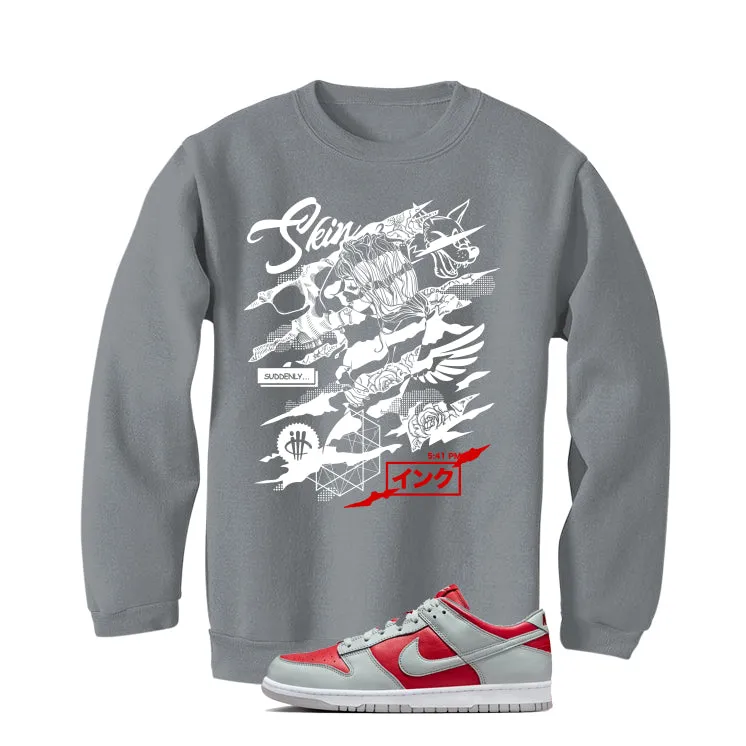 Nike Dunk Low Ultraman | illcurrency Grey T-Shirt (SKIN AND INK)