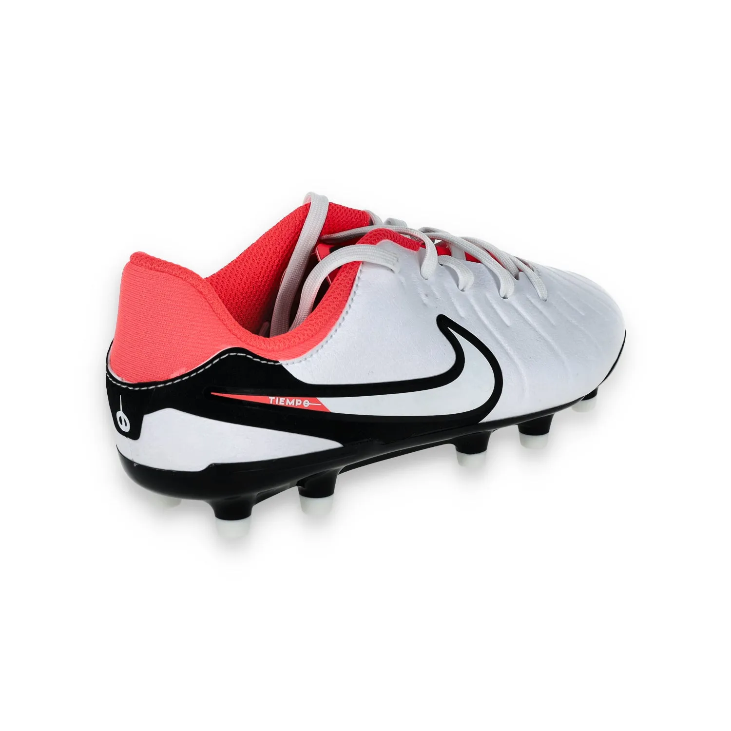 Nike Jr. Tiempo Legend 10 Academy FG-White/Black-Bright Crimson