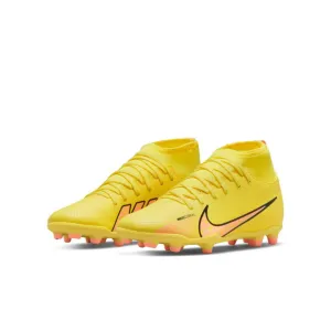 Nike Junior Mercurial Superfly 9 Club FG - Yellow Strike/Sunset Glow