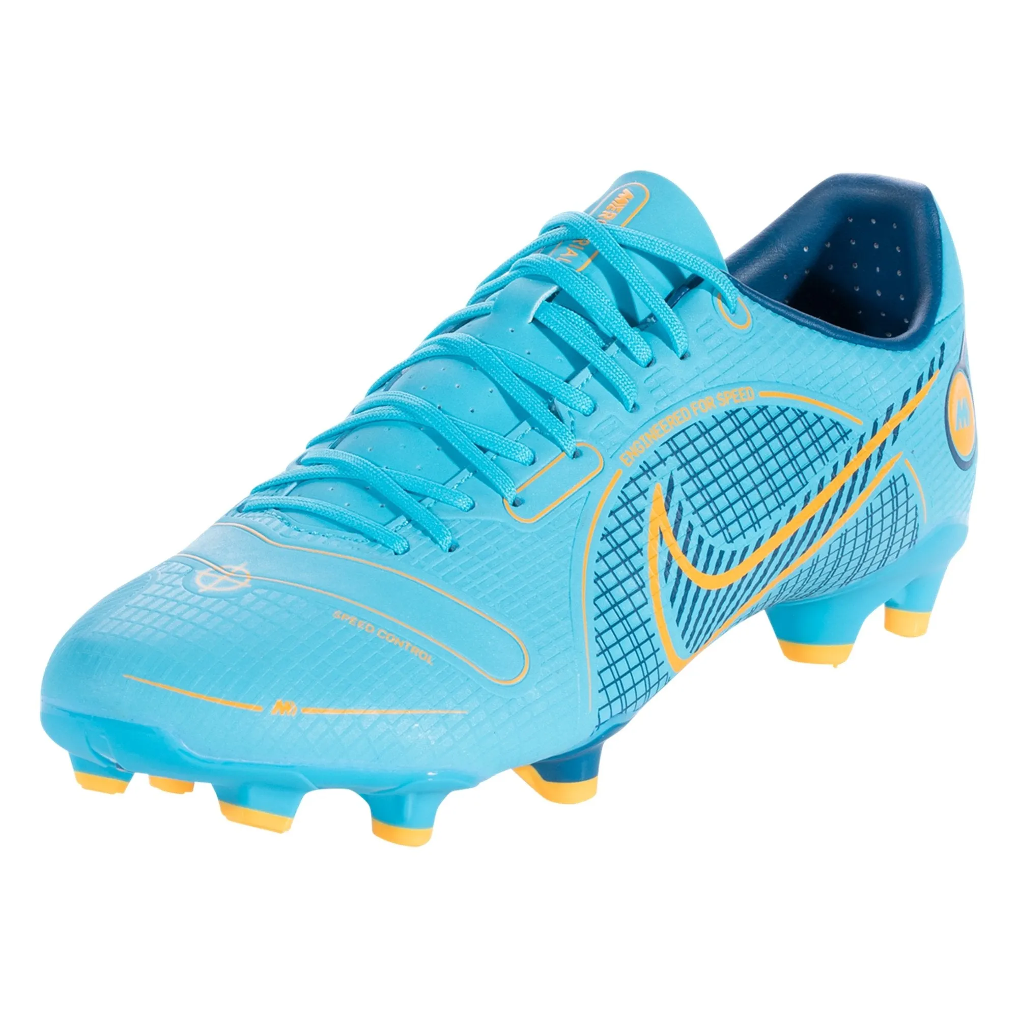 Nike Mercurial Vapor 14 Academy FG/MG Soccer Cleats - Chlorine Blue/Laser Orange/Marina