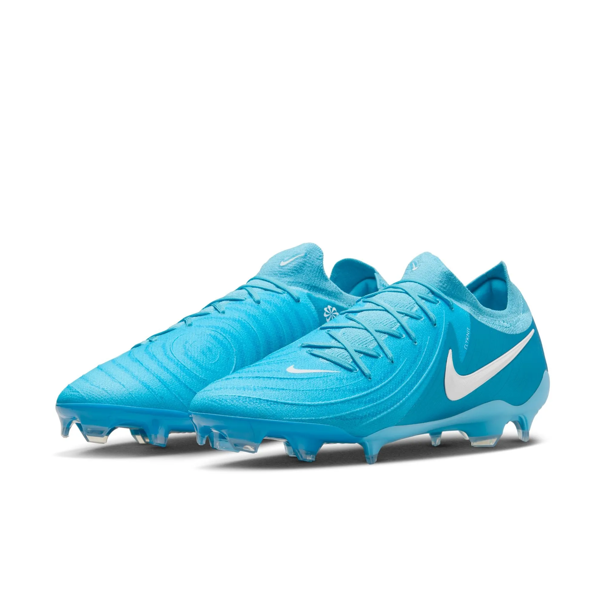 Nike Phantom GX 2 Pro FG Firm Ground Soccer Cleat -Blue Fury/White