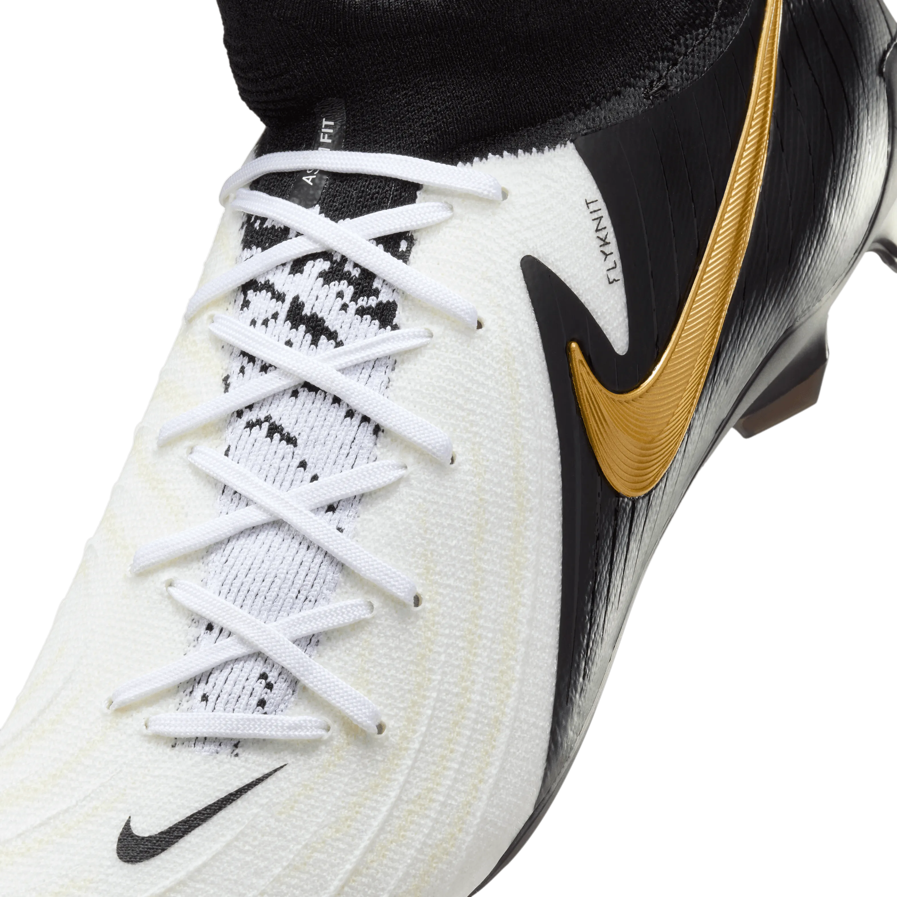 Nike Phantom Luna 2 Pro FG-White/Black-Mtlc Gold Coin