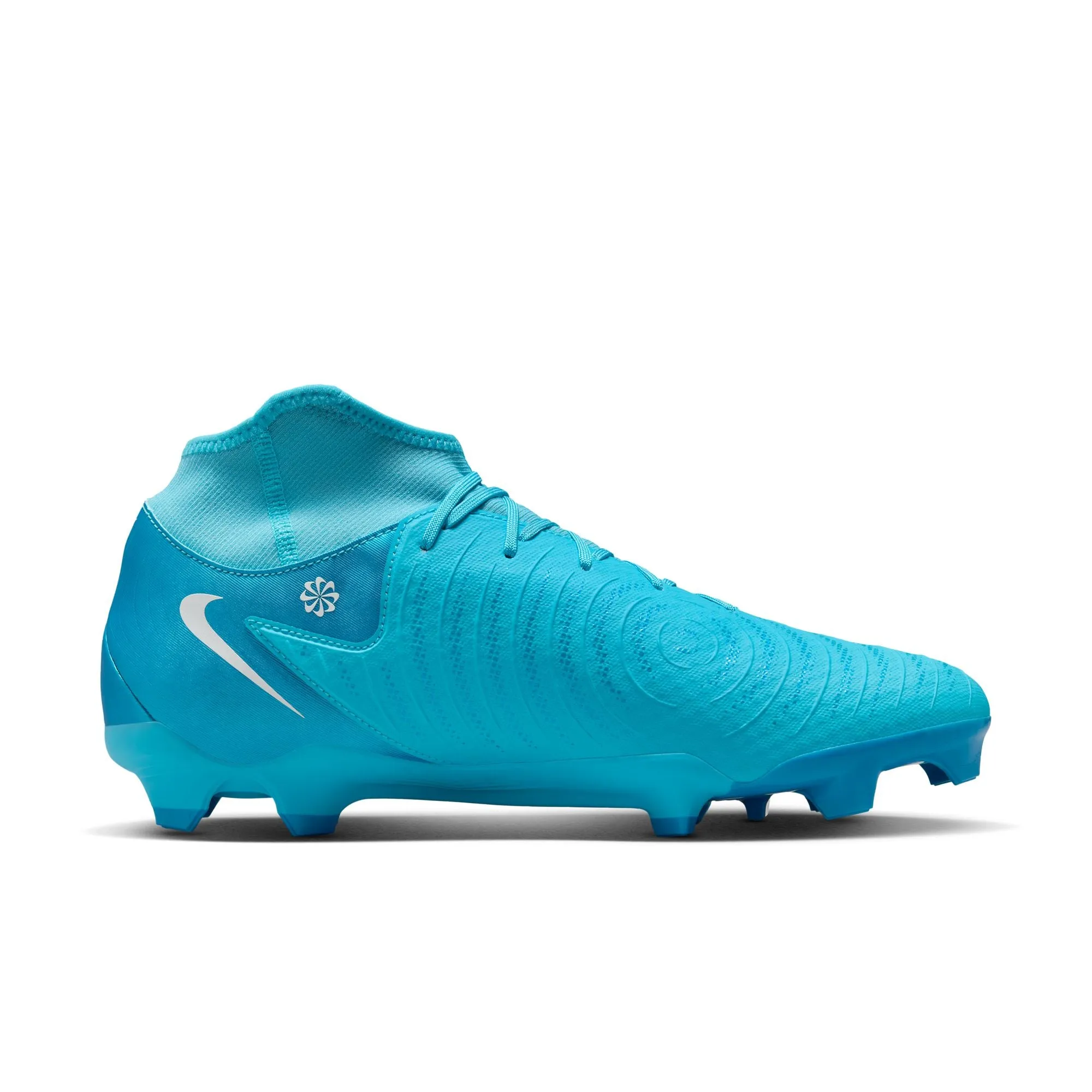 Nike Phantom Luna II Academy FG Firm Ground Soccer Cleat - Blue Fury/White