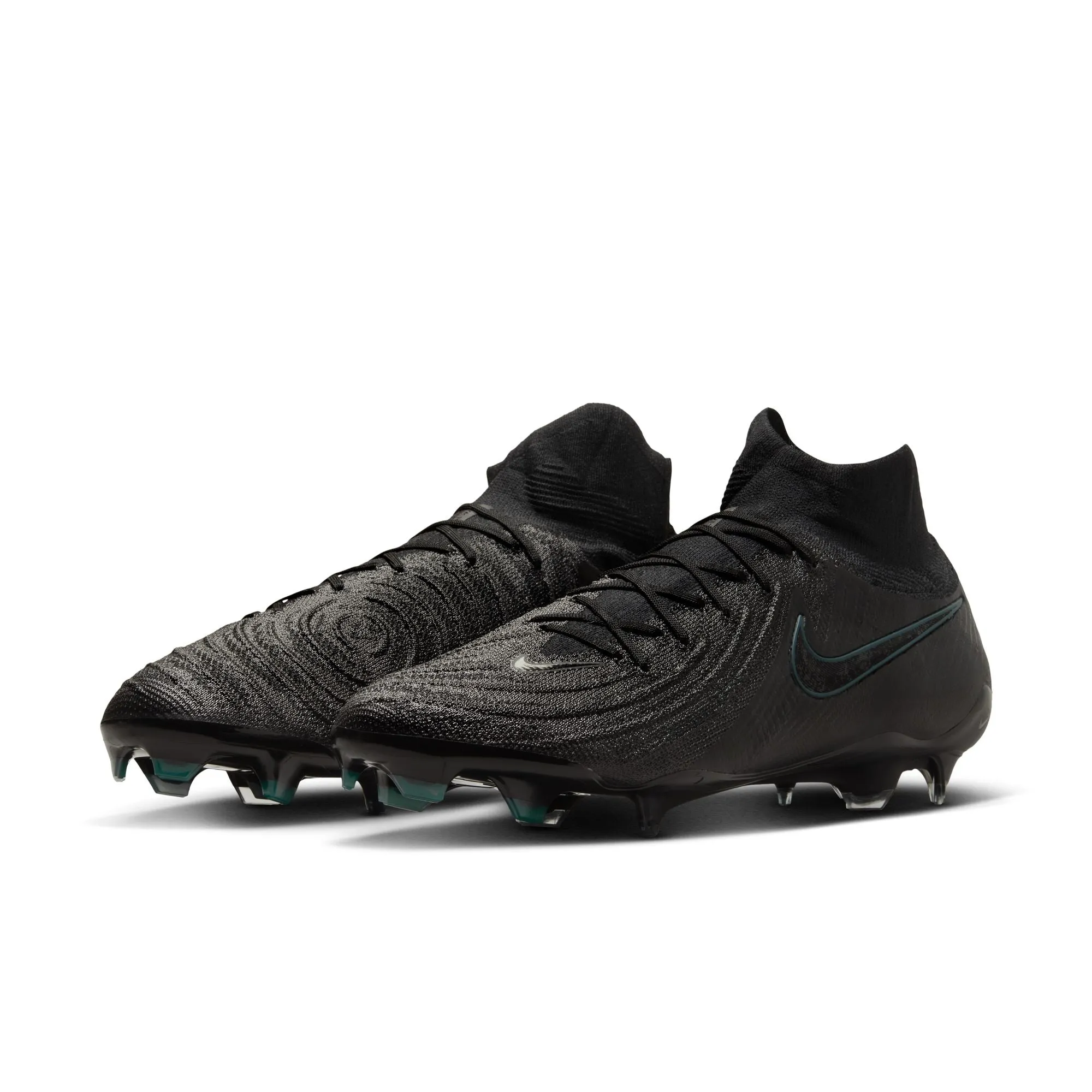 Nike Phantom Luna II Elite FG Firm Ground Soccer Cleat - Black/Black-Deep Jungle