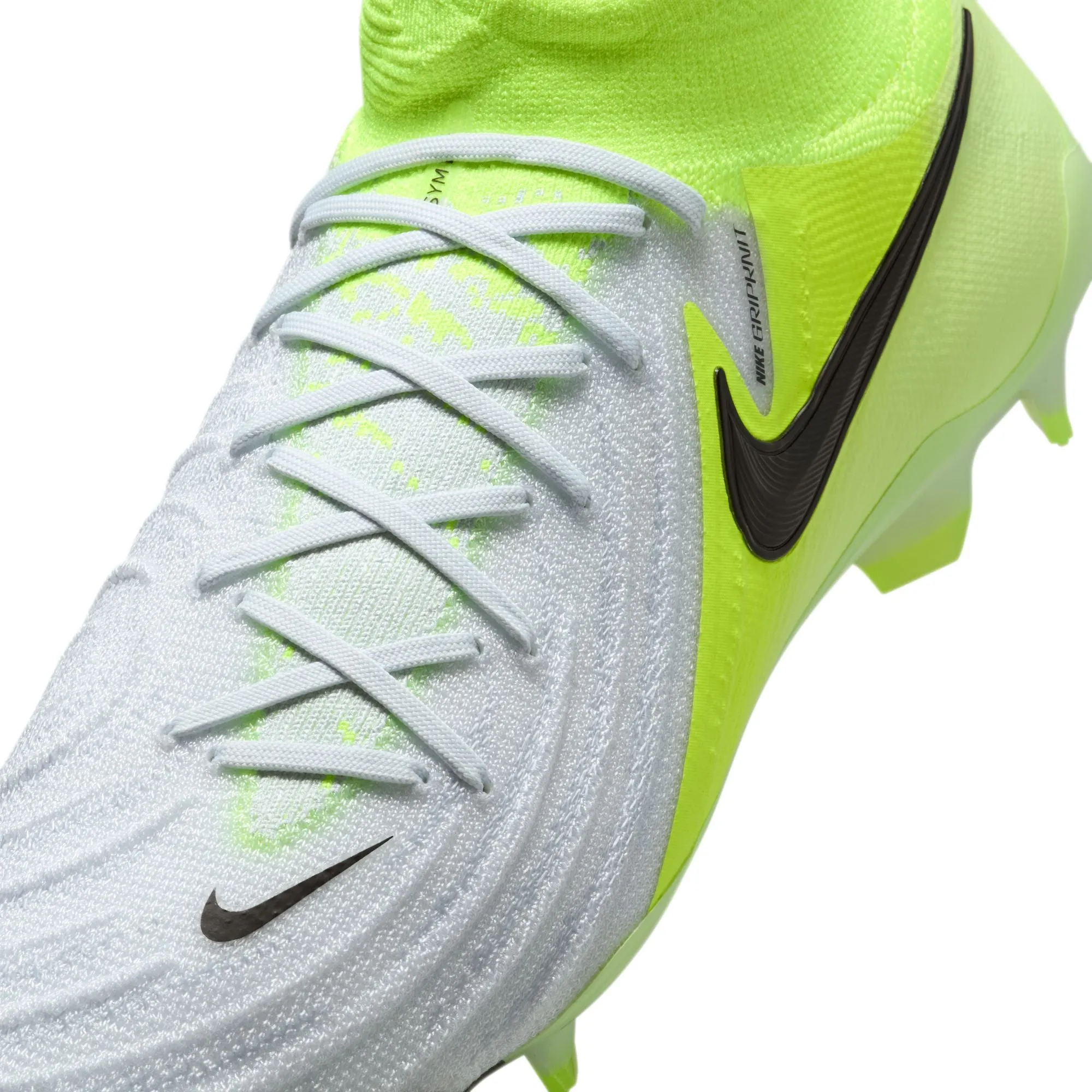 Nike Phantom Luna II Elite FG Firm Ground Soccer Cleat - Metallic Silver/Black-Volt