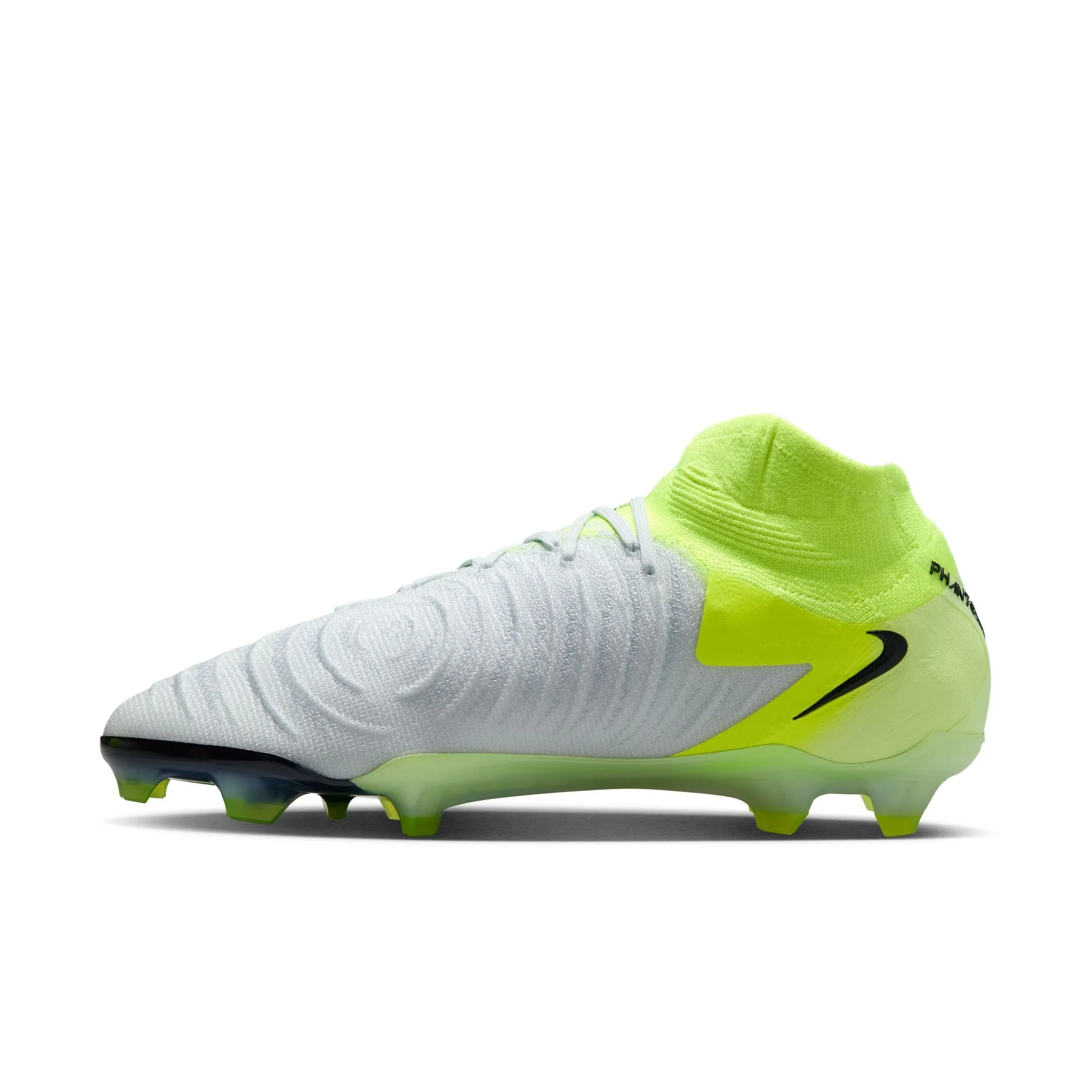 Nike Phantom Luna II Elite FG Firm Ground Soccer Cleat - Metallic Silver/Black-Volt