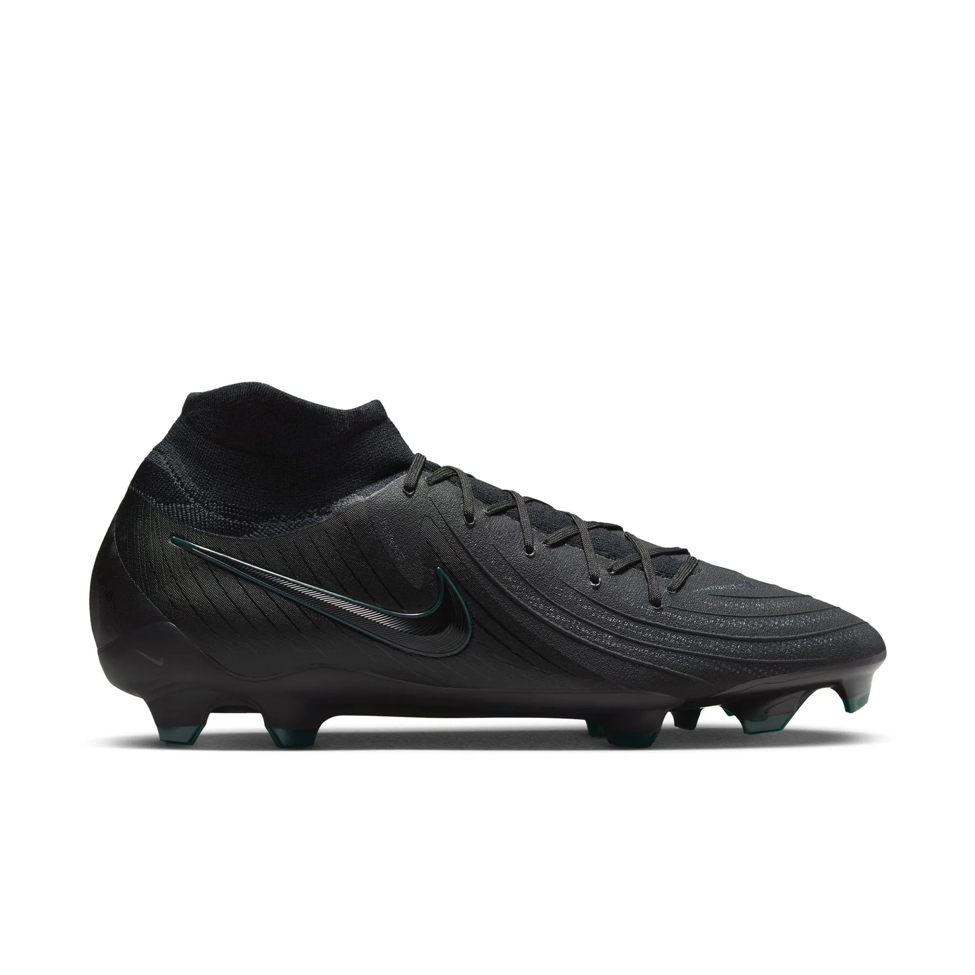 Nike Phantom Luna II Pro FG Firm Ground Soccer Cleat - Black/Black-Deep Jungle