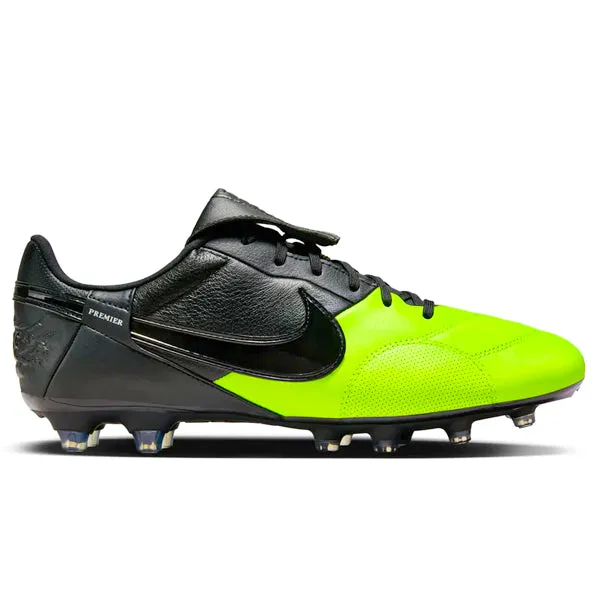 Nike Premier III Firm Ground Soccer Cleats (Black/Black-Volt)