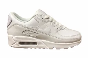 Nike scarpa sneakers da uomo Air Max 90 in pelle CZ5594 100 bianco