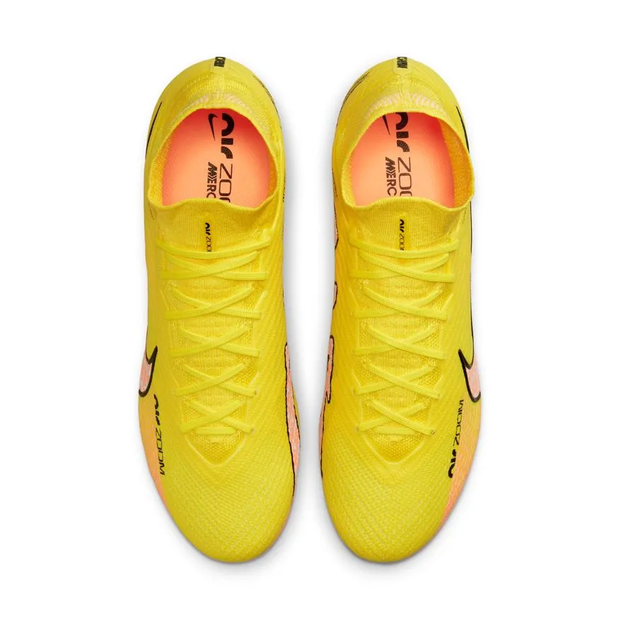 Nike Zoom Mercurial Superfly 9 Elite FG-YELLOW STRIKE/SUNSET GLOW/BARELY GRAPE