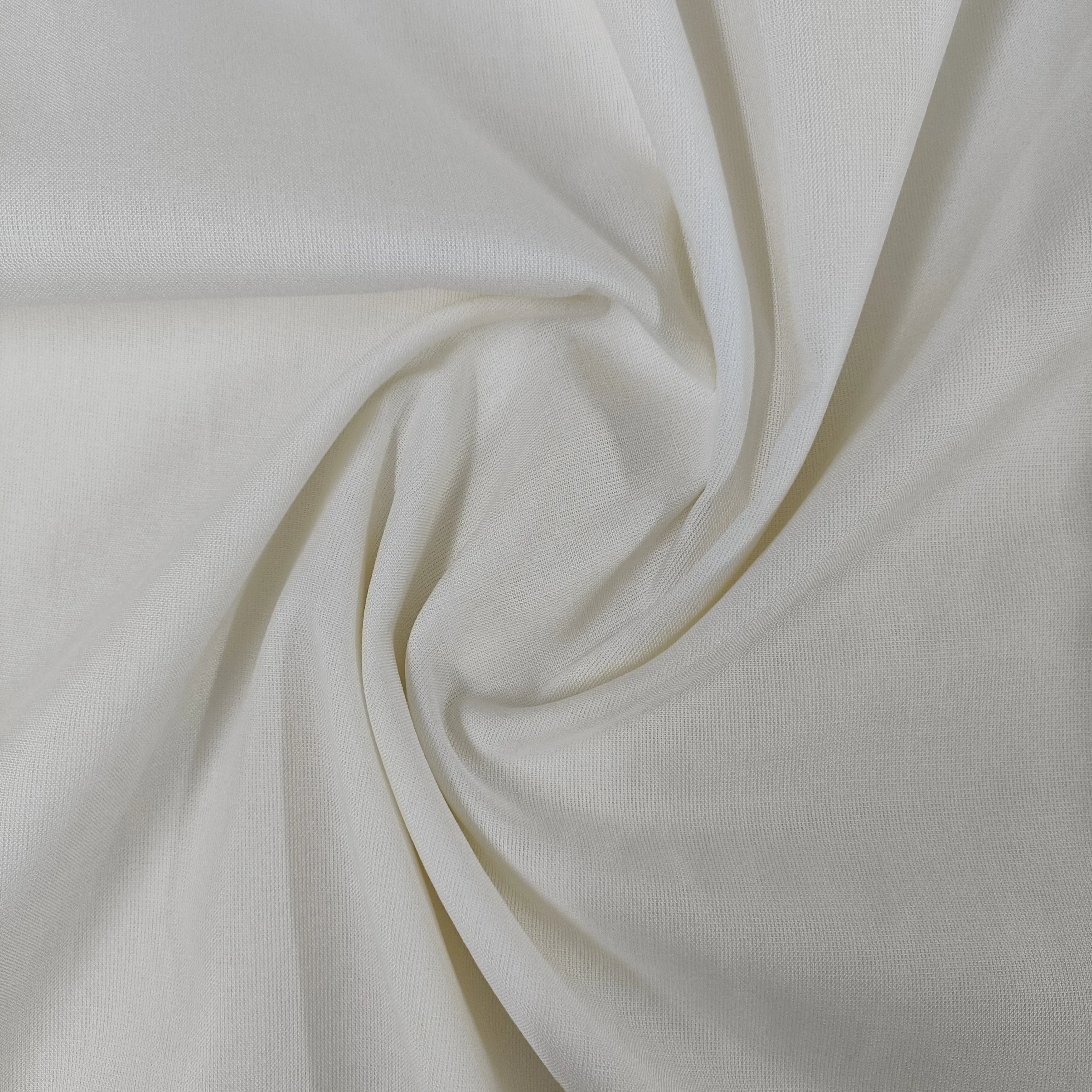 Off White 30x30/68x58-48" Dyeable Rayon Fabric