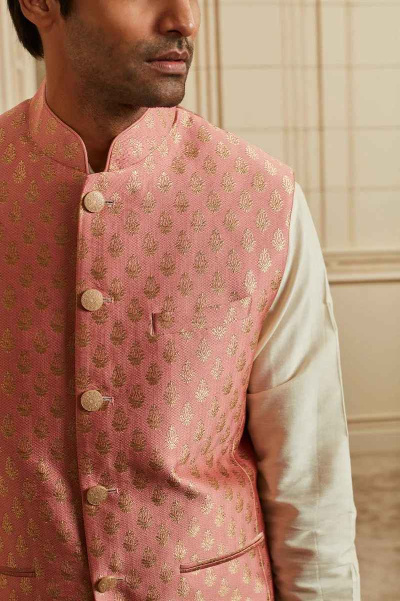 Peach Brocade Bundi