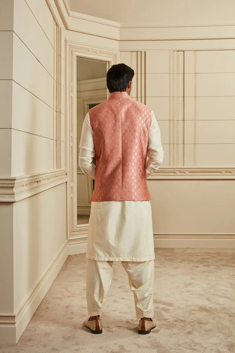 Peach Brocade Bundi