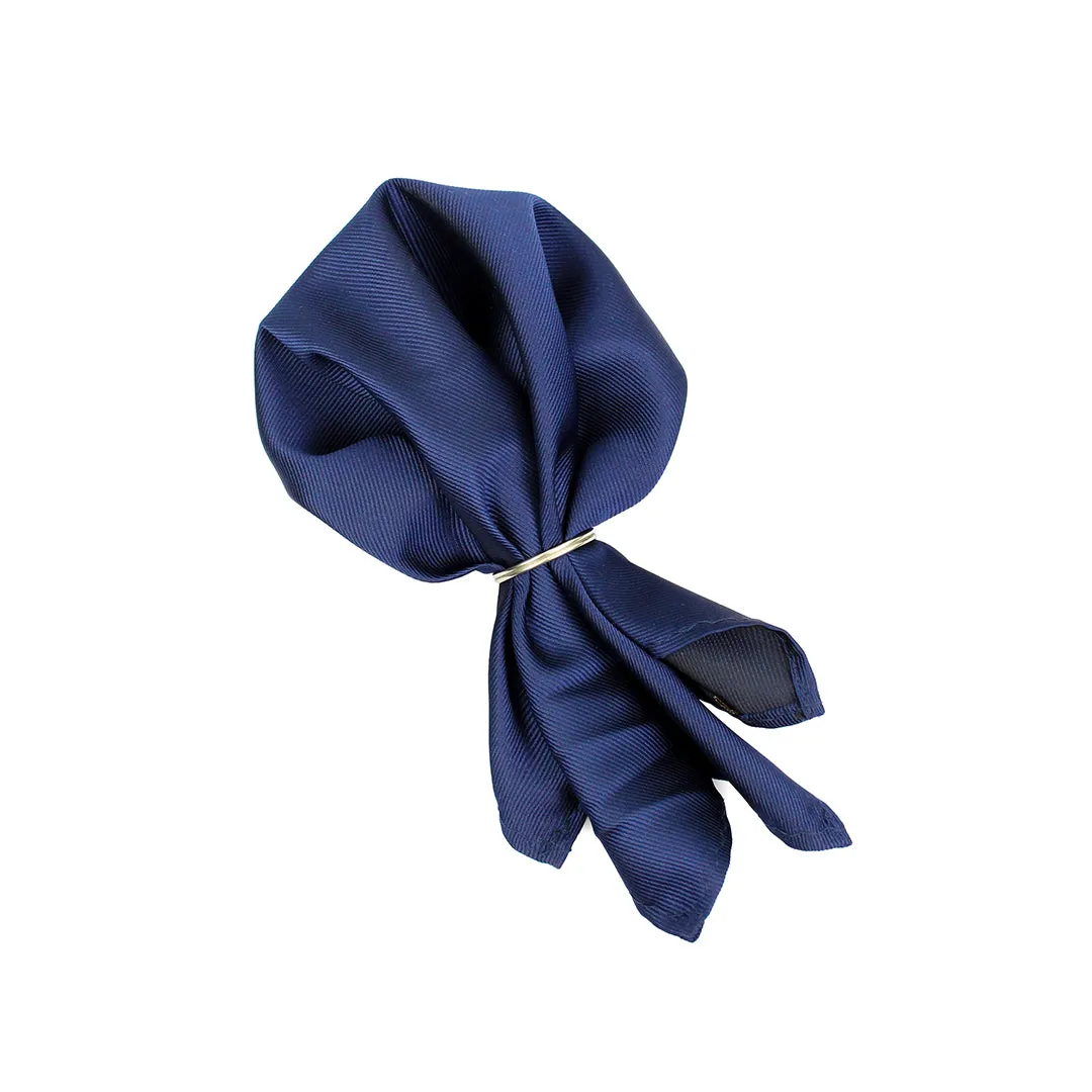 Peluche Modish Blue Neck Tie & Pocket Square Set for Men