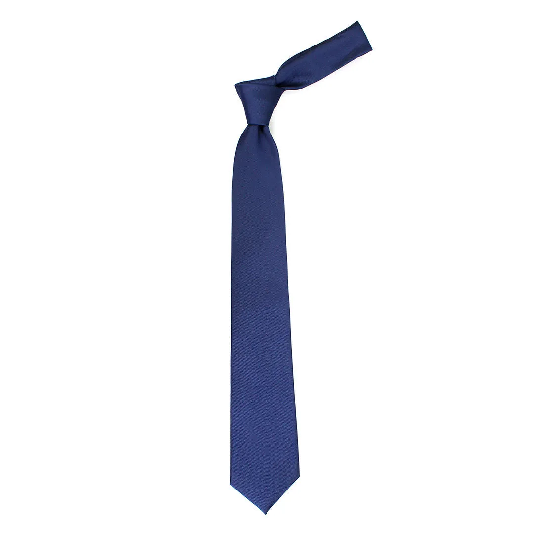 Peluche Modish Blue Neck Tie & Pocket Square Set for Men