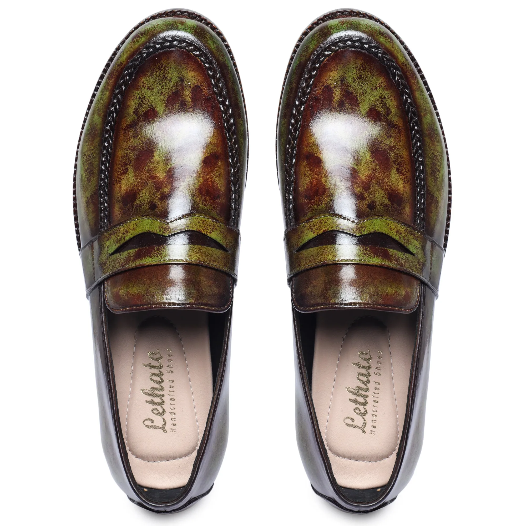 Penny Loafers - Green