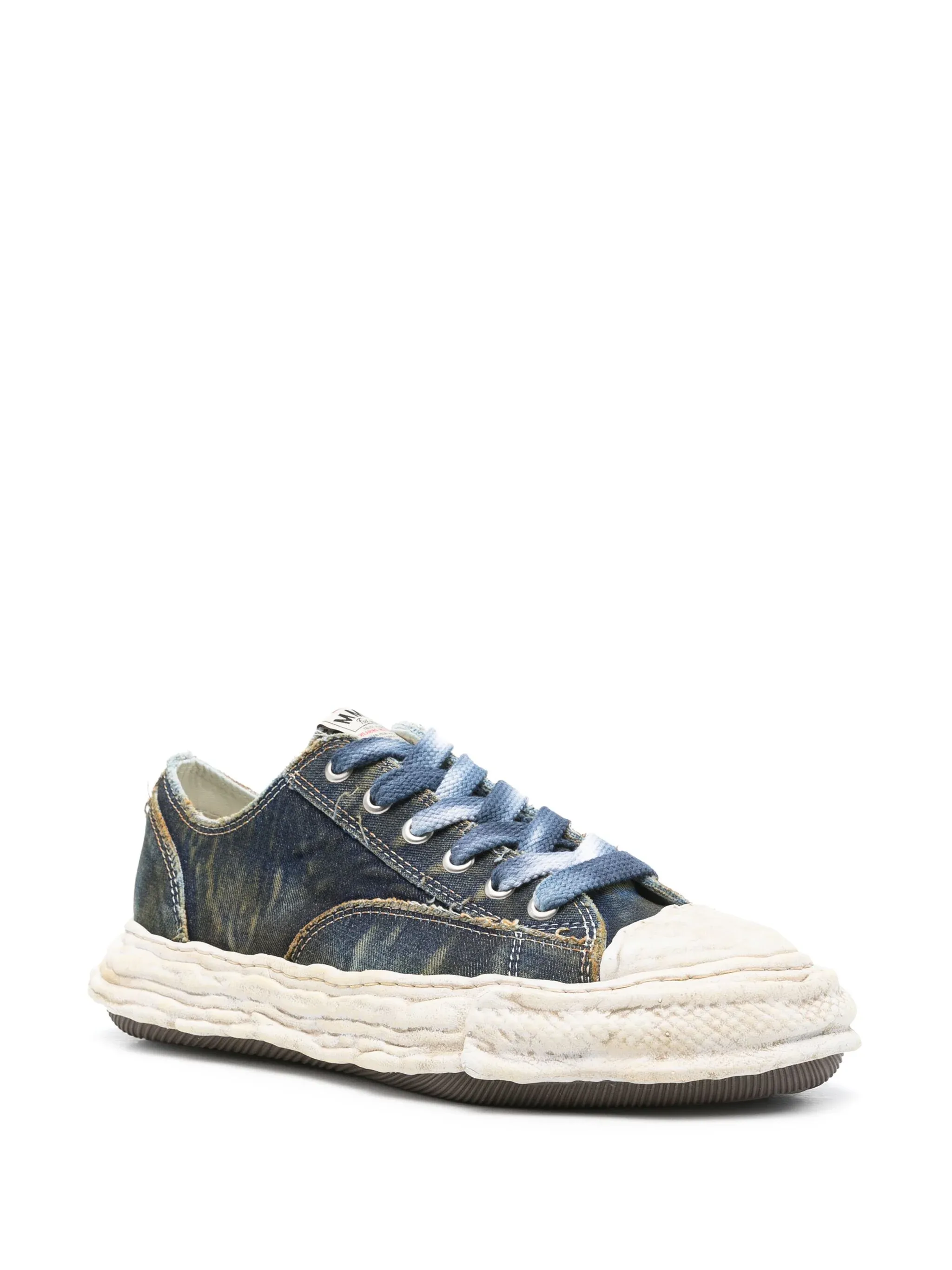 PETERSON 23 Original Sole Washed Denim Low Top Sneakers