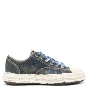 PETERSON 23 Original Sole Washed Denim Low Top Sneakers