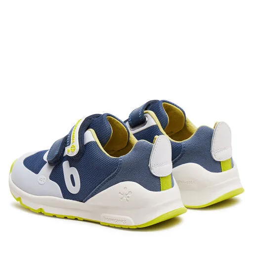 Petrol with lime green detail sneakers