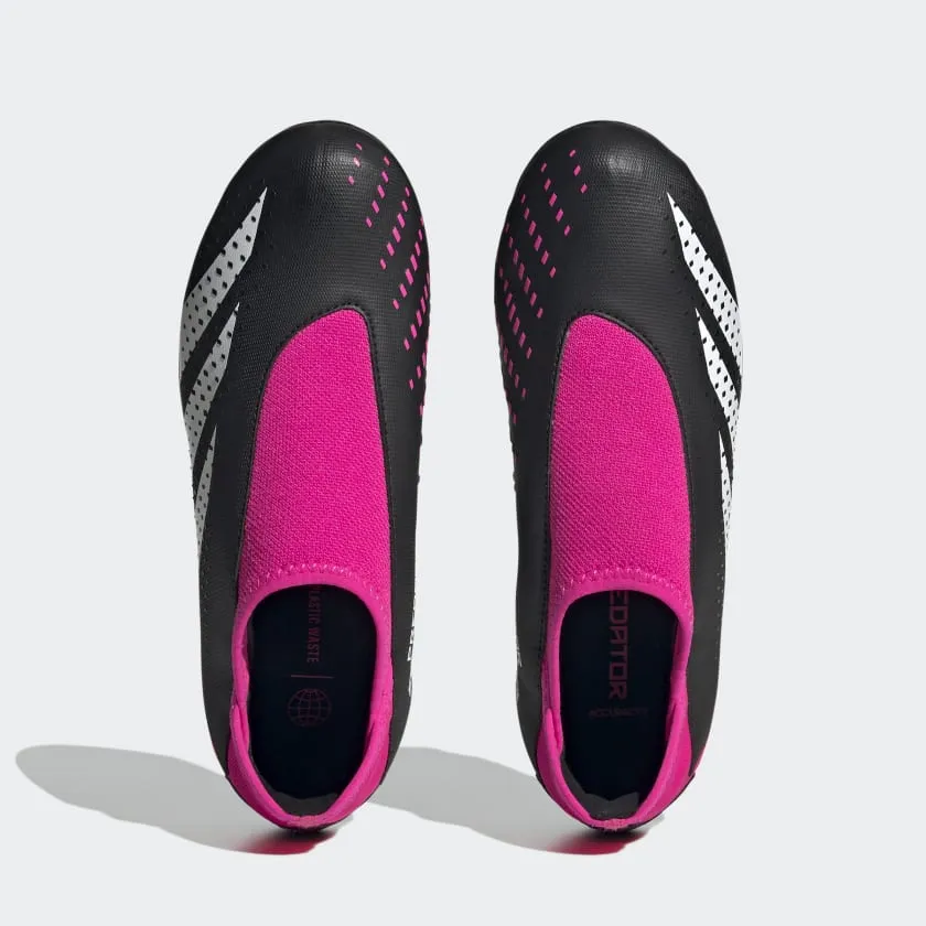 PREDATOR ACCURACY.3 LACELESS FIRM GROUND KIDS CLEATS