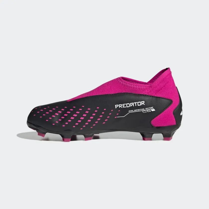 PREDATOR ACCURACY.3 LACELESS FIRM GROUND KIDS CLEATS