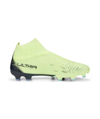 Puma Ultra Match  LL FG/AG Adult Soccer Cleat 107032 01 YELLOW/NAVY