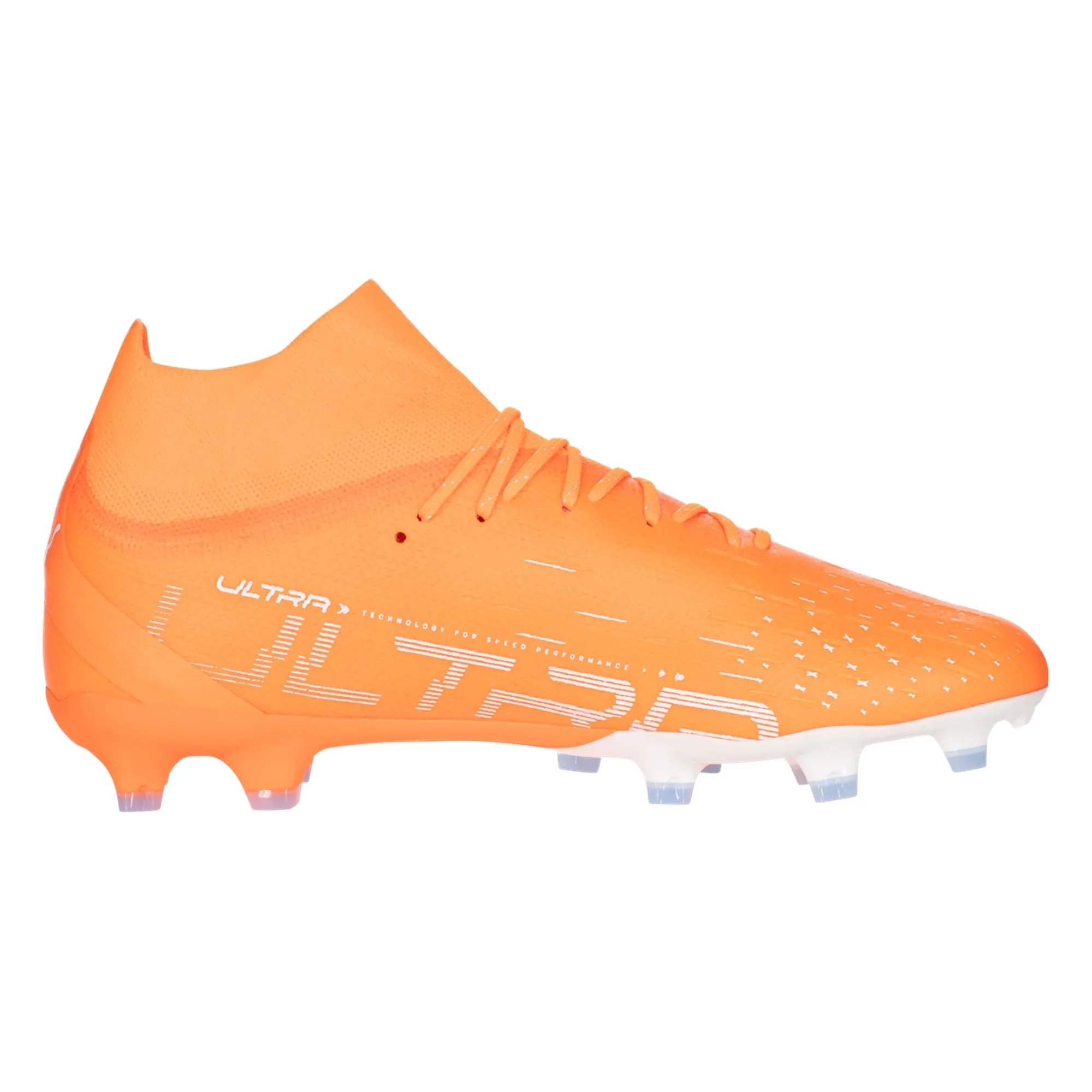 Puma Ultra Pro FG/AG Firm Ground Soccer Cleats - Orange/White/Blue