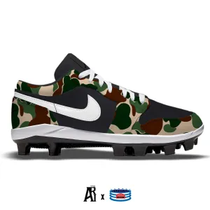 "Army Camo" Jordan 1 Retro Cleats