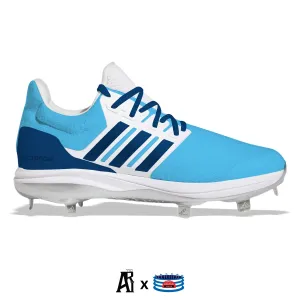 "Carolina" Adidas Ultraboost DNA 5.0 Cleats by Stadium Custom Kicks