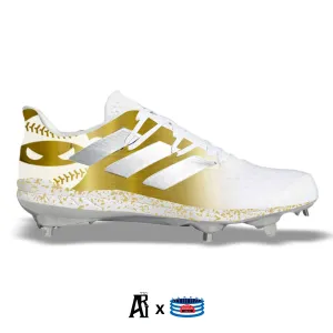 "Gold Ninja" Adidas Adizero Afterburner 8 Cleats