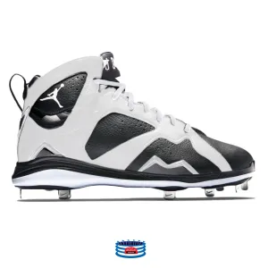 "Panda" Jordan 7 Retro Cleats