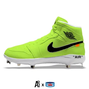 "Volt Force OW" Jordan 1 Retro Cleats